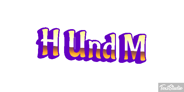 H Und M Efeito do texto