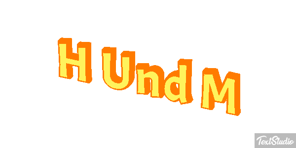 H Und M Efeito do texto