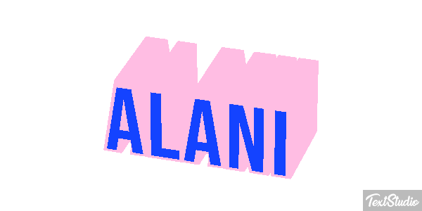 Alani Texteffekt