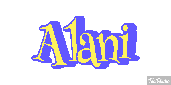 Alani Texteffekt