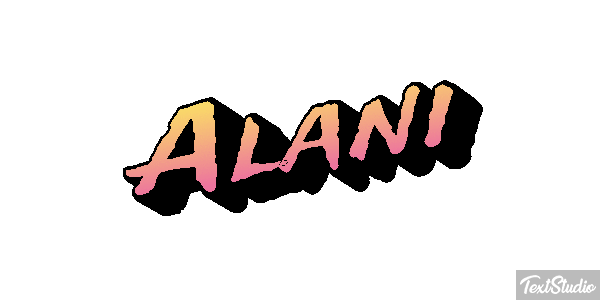 Alani Texteffekt
