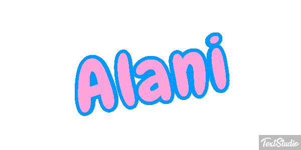 Alani Texteffekt