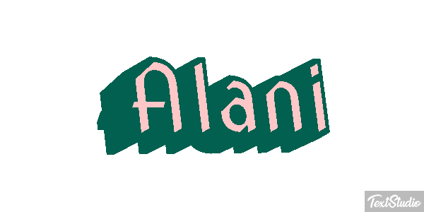 Alani Texteffekt