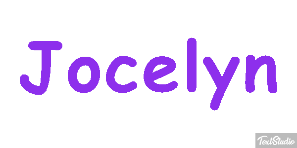 Jocelyn テキスト効果