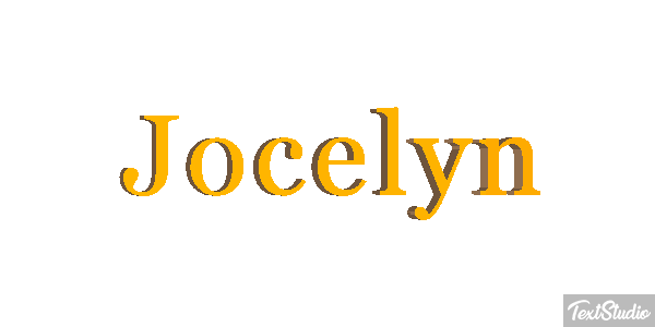 Jocelyn テキスト効果