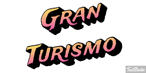 Gran Turismo Текстовый эффект