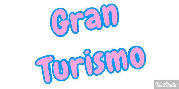 Gran Turismo Текстовый эффект