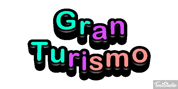 Gran Turismo Текстовый эффект