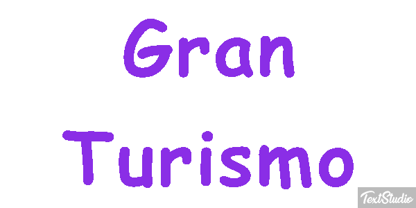 Gran Turismo Текстовый эффект