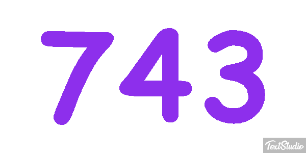 743 Effet de texte