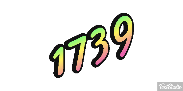 1739 Metin efekti