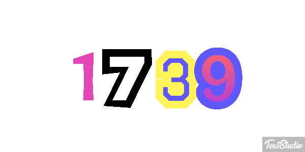 1739 Metin efekti
