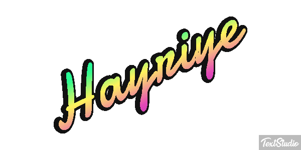 Hayriye Texteffekt