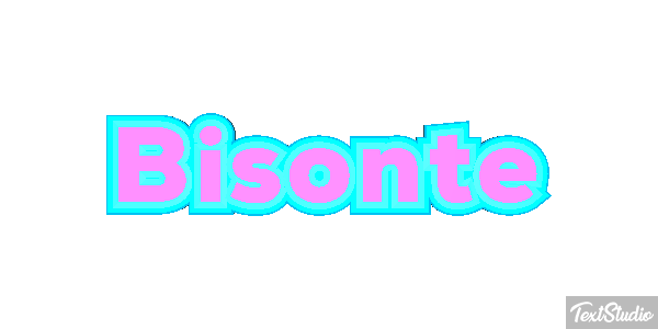 Bisonte Efecto de texto