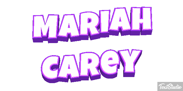 Mariah Carey テキスト効果