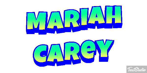 Mariah Carey テキスト効果