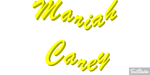 Mariah Carey テキスト効果
