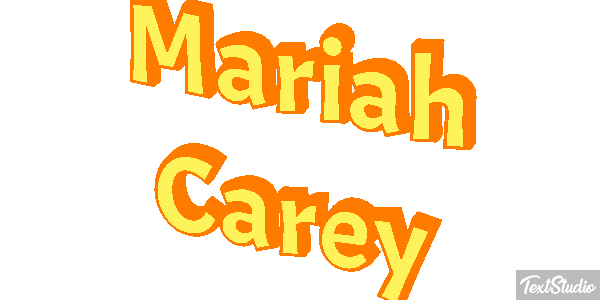 Mariah Carey テキスト効果