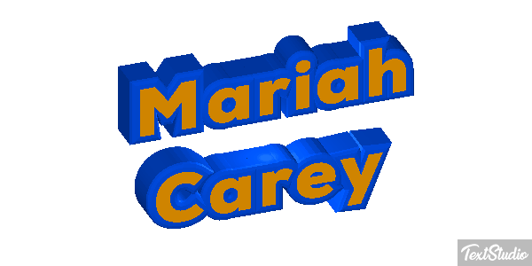 Mariah Carey テキスト効果