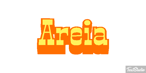 Areia Efeito do texto