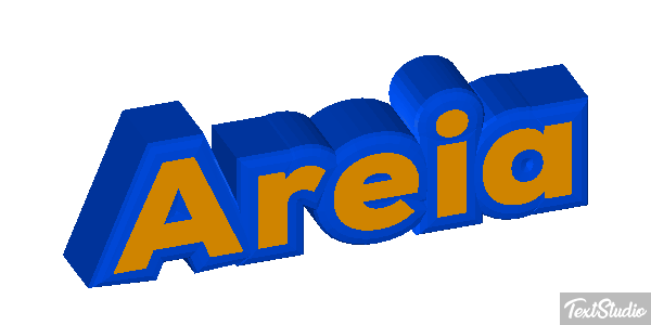 Areia Efeito do texto