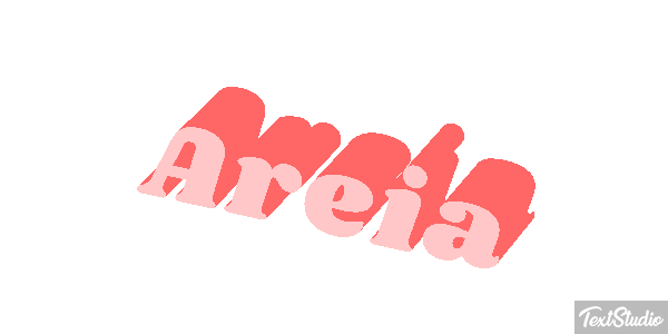 Areia Efeito do texto
