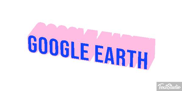 Google Earth Text effect
