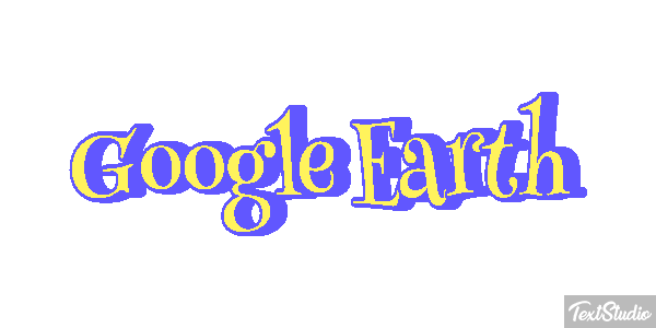 Google Earth Text effect