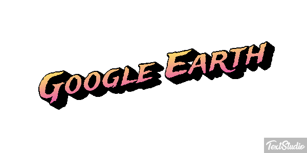 Google Earth Text effect