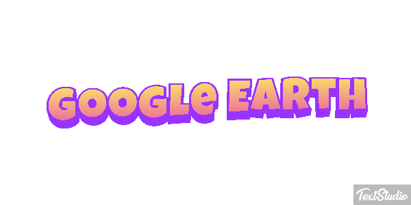 Google Earth Text effect