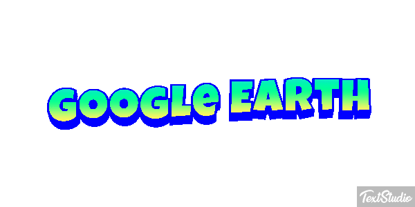 Google Earth Text effect
