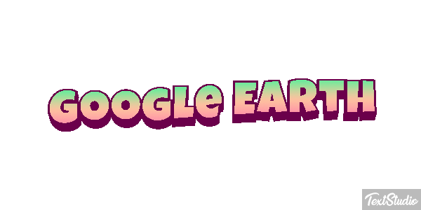 Google Earth Text effect