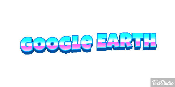 Google Earth Text effect
