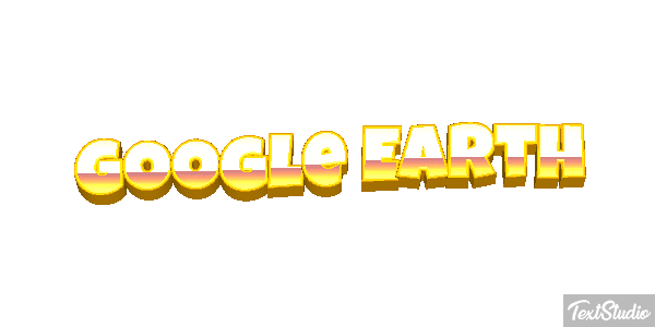 Google Earth Text effect
