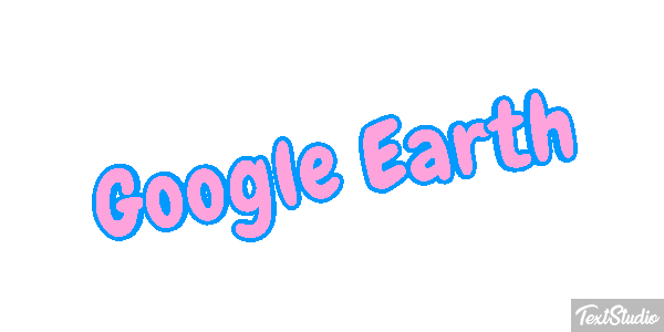 Google Earth Text effect