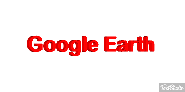 Google Earth Text effect