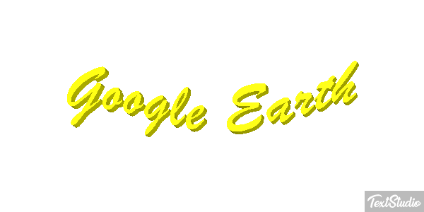 Google Earth Text effect