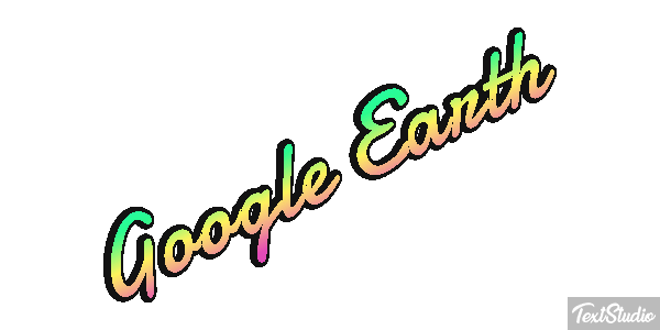 Google Earth Text effect