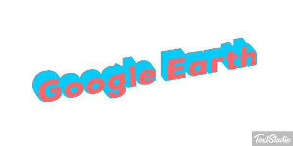 Google Earth Text effect