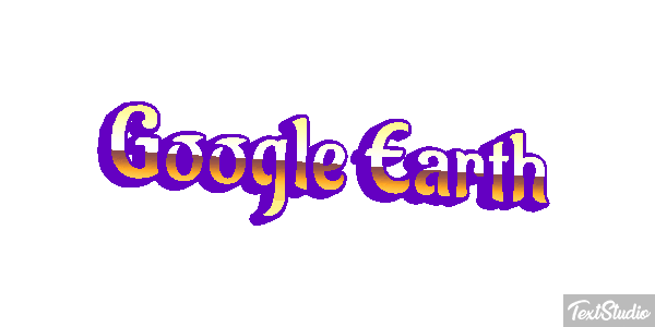 Google Earth Text effect