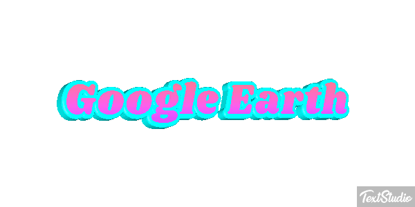 Google Earth Text effect