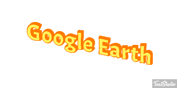 Google Earth Text effect