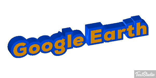 Google Earth Text effect