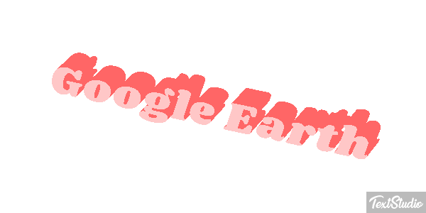 Google Earth Text effect