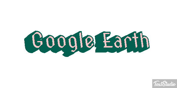 Google Earth Text effect