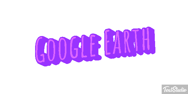 Google Earth Text effect