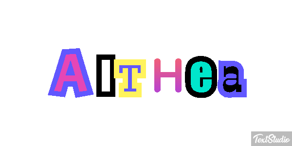 Althea Text effect