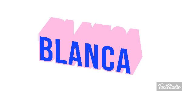 Blanca Efekt tekstowy