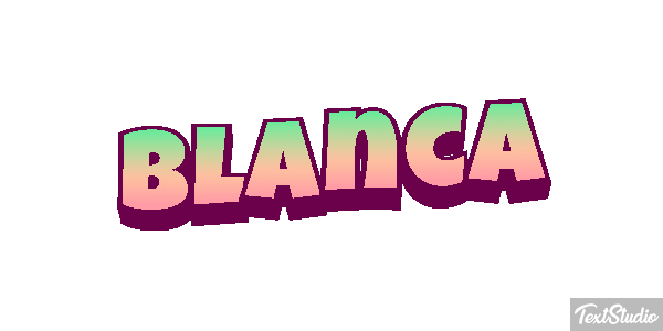 Blanca Efekt tekstowy