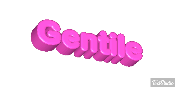 Gentile Effetto testo